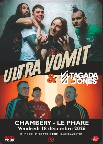 Concert Ultra Vomit et Tagada Jones