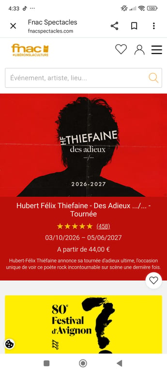 Thiéfaine des Adieux 