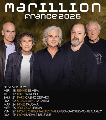 Concert Marillion - Lyon