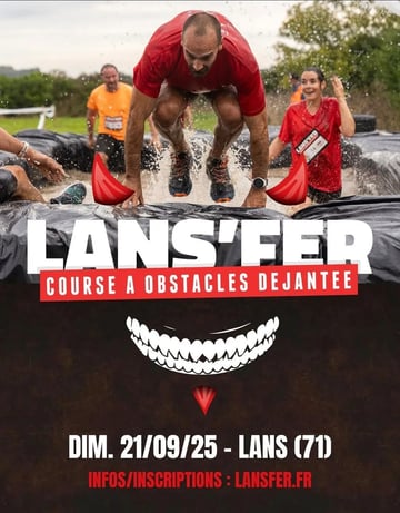Course en équipe avec obstacles 