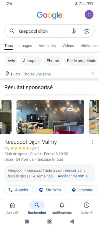 Sport en salle 