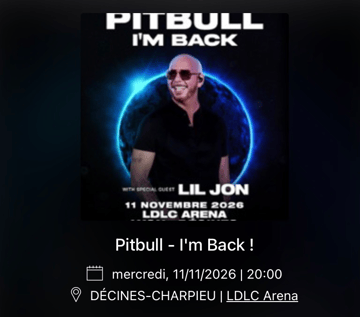 Concert PitBull