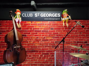 Concert " Jazz & Peinture" au Caveau-Jazz de Vienne du Club St Georges 