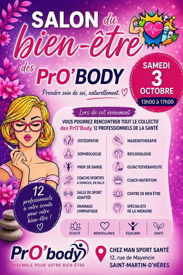 Salon du Bien Être des PrO'digieuses.Gratuit 🎟️