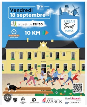 Urban trail à Marck 