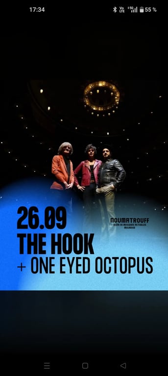 The Hook en concert au Noumatrouff