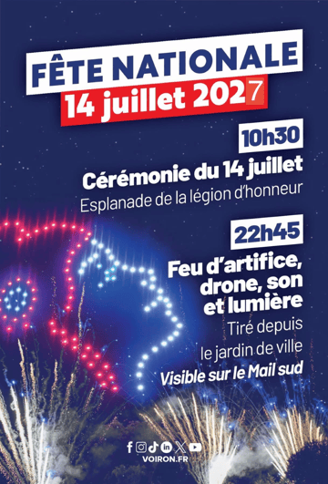 Feu d’artifice + Drones à Voiron