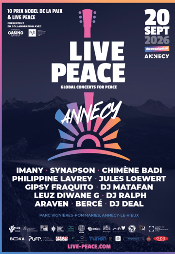 Live peace concert pour la paix