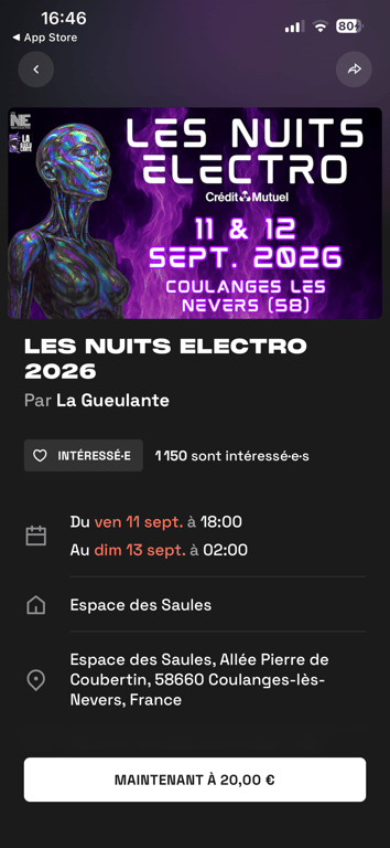Nuits Electro 2026