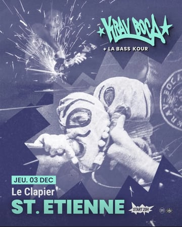 Concert Krav Boca - Le clapier
