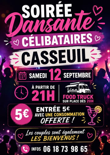 Soirée dansante célibataires 
