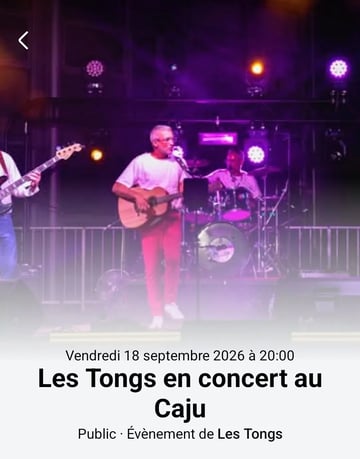 Concert Les Tongs au Caju