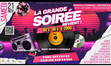 Grande soirée année 80,90,2000