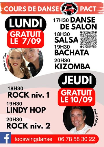 Venez essayer le Rock et le Swing