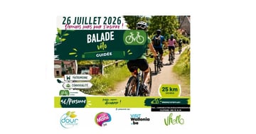 Balade vélo guidée à 9h00 précise à DOUR   ! 17 octobre !