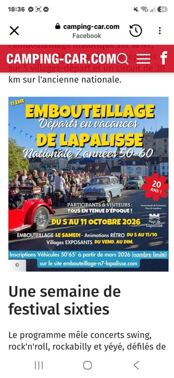 L'embouteillage de la N7 à Lapalisse 03