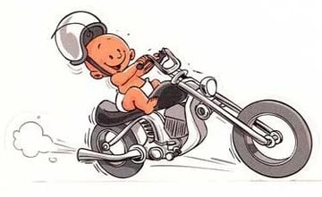 Les Baby's motards ! 