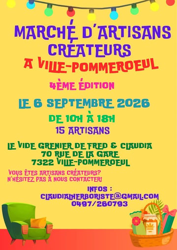 VIDE GRENIER / REPAS / ARTISANS ...