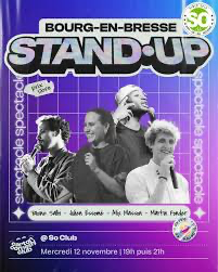 SOIREE STAND-UP a 20h30au SOCLUB VIRIAT