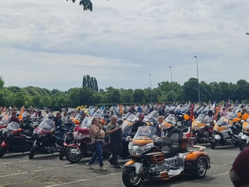 Rassemblement Moto "FAITES" de la Gold à Manosque