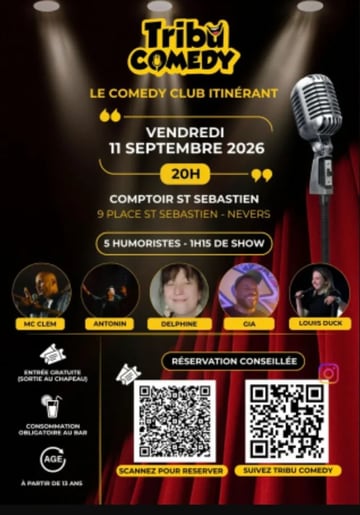 Stand up Tribu comedy 5 humoristes 