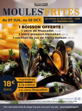 2e Soirée moules-frites au Casino
