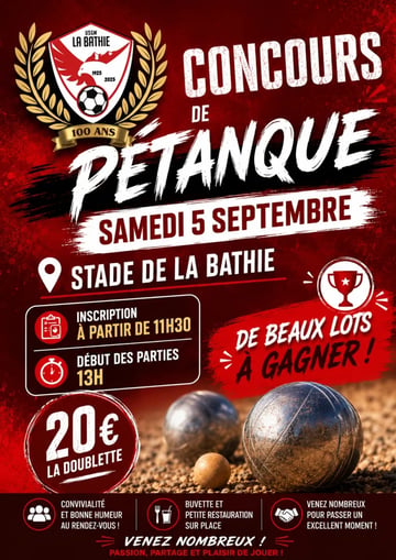 Concours pétanque 