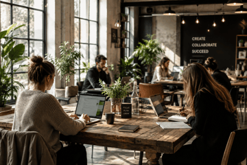 Entrepreneur/entrepreneuse/coworking