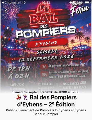 Bal des pompiers d’Eybens 