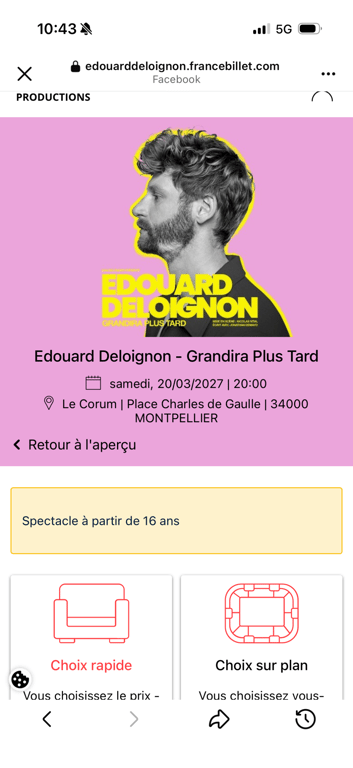 Spectacle Édouard Deloignon