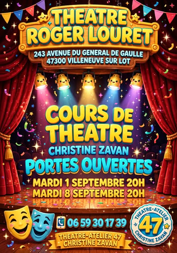 Portes ouvertes au théâtre Roger Louret 