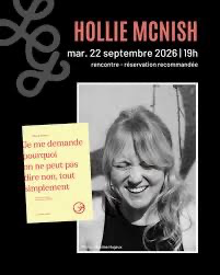 RENCONTRE AVEC L'ECRIVAINE HOLLIE McNISH CHEZ GARIN.