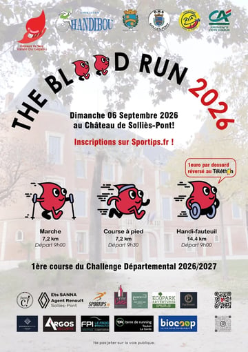BLOOD RUN 2026 - Circuit marche de 7,2km