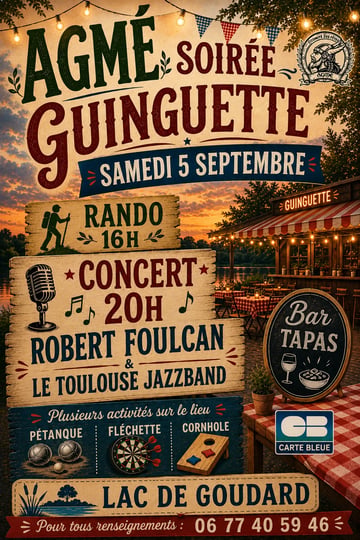 Soirée guinguette avec concert 