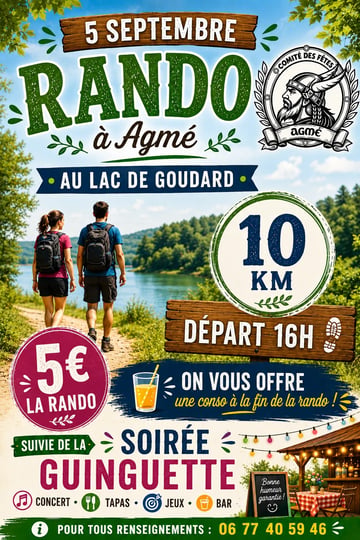 Randonnée 10km a agmé 