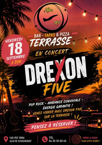 Petit concert dans un endroit convivial 
