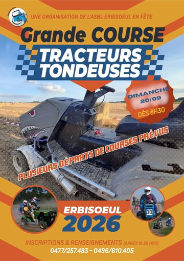 Course de tondeuse