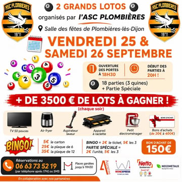 Loto à Plombieres les Dijon 