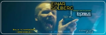 🎵 Concert #02 EINAR SOLBERG 🎵 - 26/09/2026