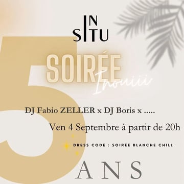 Soirée anniversaire InSitu 