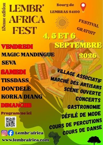 Festival Africain, concerts le soir