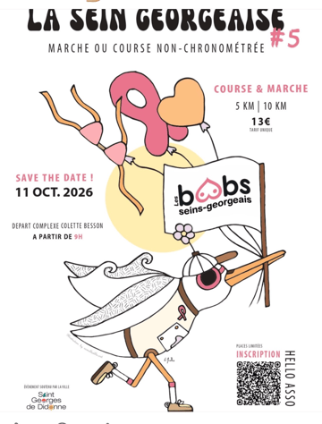 Marche ou course Boobs seins-georgeais 