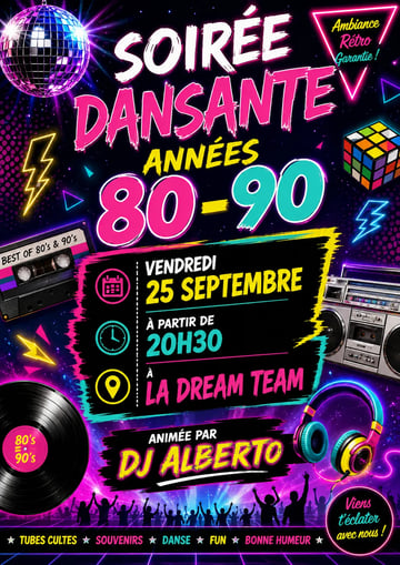 Soirée dansante Dream Team 