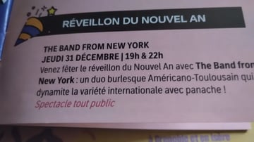 RÉVEILLON NOUVEL AN