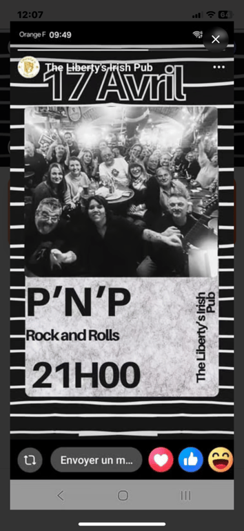 Concert PNP au Liderty’s