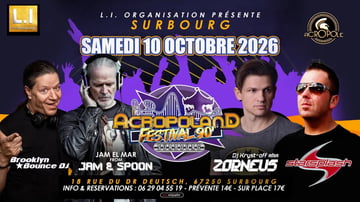 Acropole festival 90 le samedi 10 octobre a surbourg 