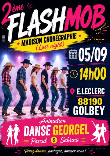BIS-FlashMob Samedi 5 Septembre 2026 à 13H29 Leclerc Golbey 