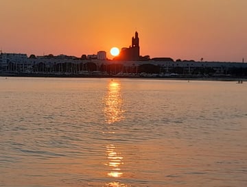 Balade Coucher de soleil plage de Royan