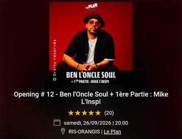 Ben l'Oncle Soul au Plan (91)