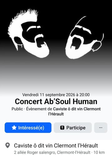 Concert ab soul human au " o dit vin" Clermont-l'Hérault 